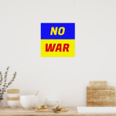 Affiche NO WAR (Cuisine)