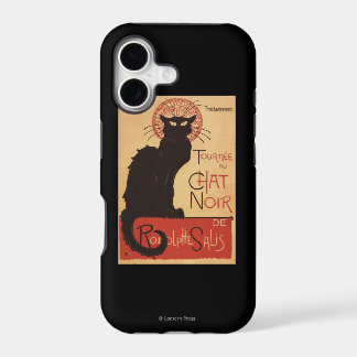 Affiche Noir de promo de chat noir de troupe de