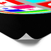 affiche noire du pavillon (Coin)