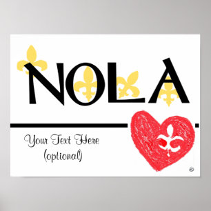Affiche NOLA Love de Lis