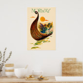 Affiche Norvège (Cuisine)