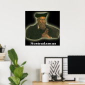 Affiche Nostradamus (Bureau à domicile)