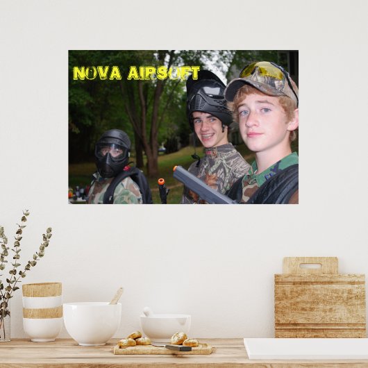 Affiche Nova airsoft (Cuisine)