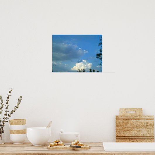 Affiche Nuages (Cuisine)