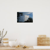 Affiche Nuages et Arbres (Cuisine)