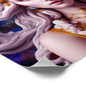 Affiche numérique moderne de la déesse égyptienne (Coin)