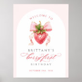 Affiche numérique pour le premier anniversaire de (Devant)