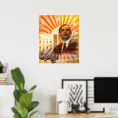 Affiche Obama (Bureau à domicile)