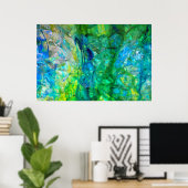 Affiche Ocean Crystals 2 36x24 (Bureau à domicile)