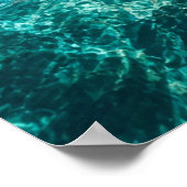 Affiche Océan Horizon Doré (Coin)