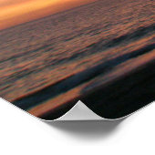 Affiche Ocean Sunrise en décembre (Coin)