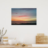Affiche Ocean Sunrise en décembre (Cuisine)