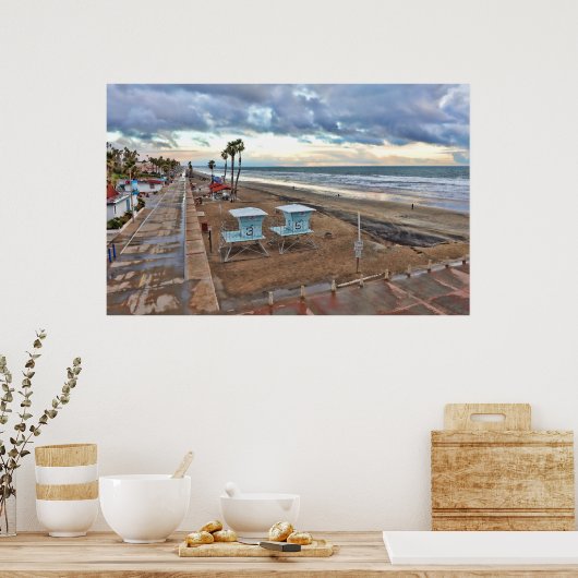 Affiche Oceanside California (USA) (Cuisine)