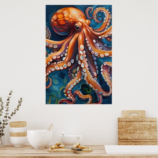 Affiche | Octopus | Art (Cuisine)