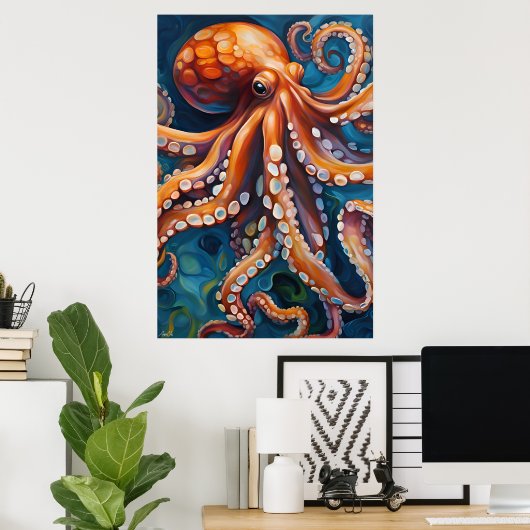 Affiche | Octopus | Art (Bureau à domicile)