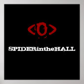 Affiche oeil SPIDERintheHALL (Devant)