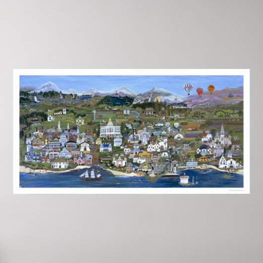 Affiche officielle de l'État de Californie (Devant)