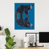 Affiche OFFICIELLE DE L'OURS HUGGER (Bureau à domicile)