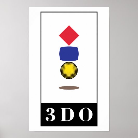 Affiche officielle du logo 3DO (Devant)