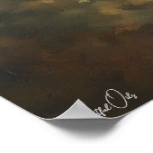 Affiche | Oie | Style de peinture (Coin)