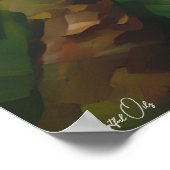 Affiche | Oiseau du paradis | Style de peinture à  (Coin)