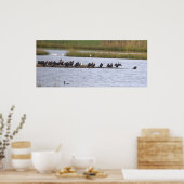 Affiche Oiseaux au Refuge (Cuisine)