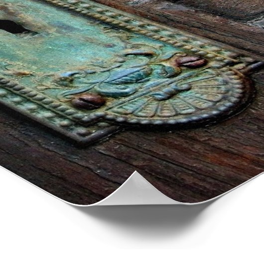 Affiche Old Door Knob (Coin)