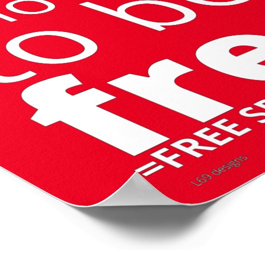 affiche "ON BENDED KNEE..." (Coin)