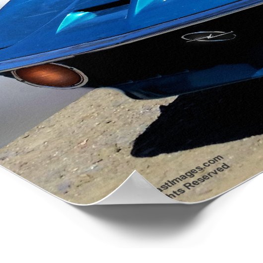 Affiche Opel GT 1972 (Coin)