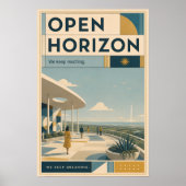 Affiche Open Horizon Mid Century Modern (Devant)