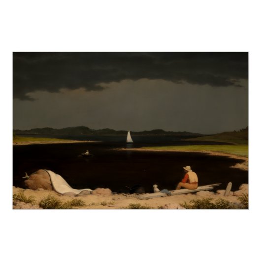 Affiche Orage Approchant 1859 (Devant)