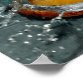 Affiche Orange Splash (Coin)