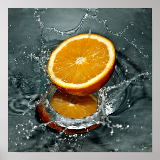 Affiche Orange Splash (Devant)