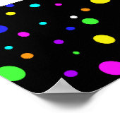 Affiche Orbes colorées (Coin)