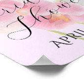 Affiche Orchidée Pastel (Coin)
