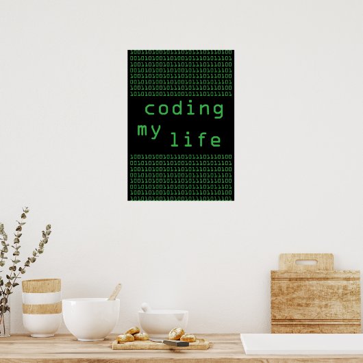 affiche originale Coding My Life (exclusive) (Cuisine)