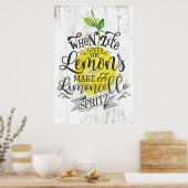 Affiche originale Limoncello (Cuisine)