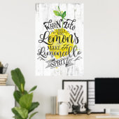 Affiche originale Limoncello (Bureau à domicile)