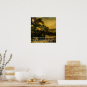 Affiche "Orphée" de Gustave Moreau et citation (Cuisine)