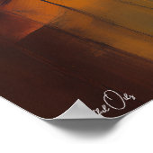 Affiche | Ostrich | Style de peinture à l'huile (Coin)