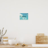 affiche ouverte sur l'art photo blue sky (Cuisine)