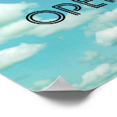 affiche ouverte sur l'art photo blue sky (Coin)