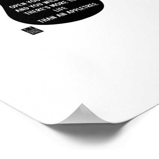 affiche "OUVREZ VOS YEUX..." (Coin)