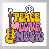 Affiche Paix, Amour et Musique (Devant)