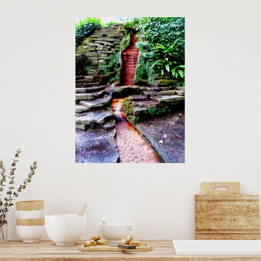 Affiche Paix, Amour et Tranquillité (Cuisine)