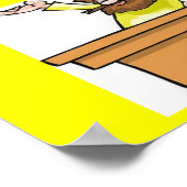 affiche paléontologique (Coin)