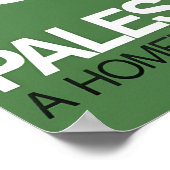 Affiche Palestine - une patrie niée (Coin)