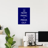Affiche Panique et Craquez maintenant (Bureau à domicile)