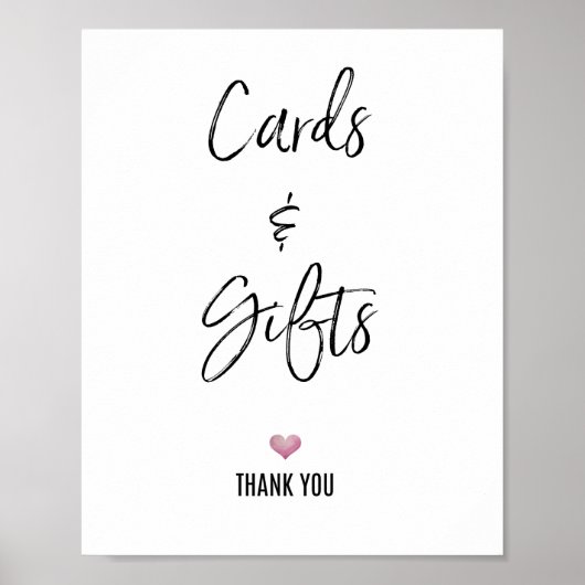 AFFICHE PANNEAU CARTES ET CADEAUX (Devant)