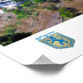 Affiche panoramique de Jérusalem (Coin)